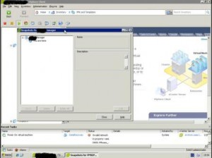 Captura Snapshotmanager